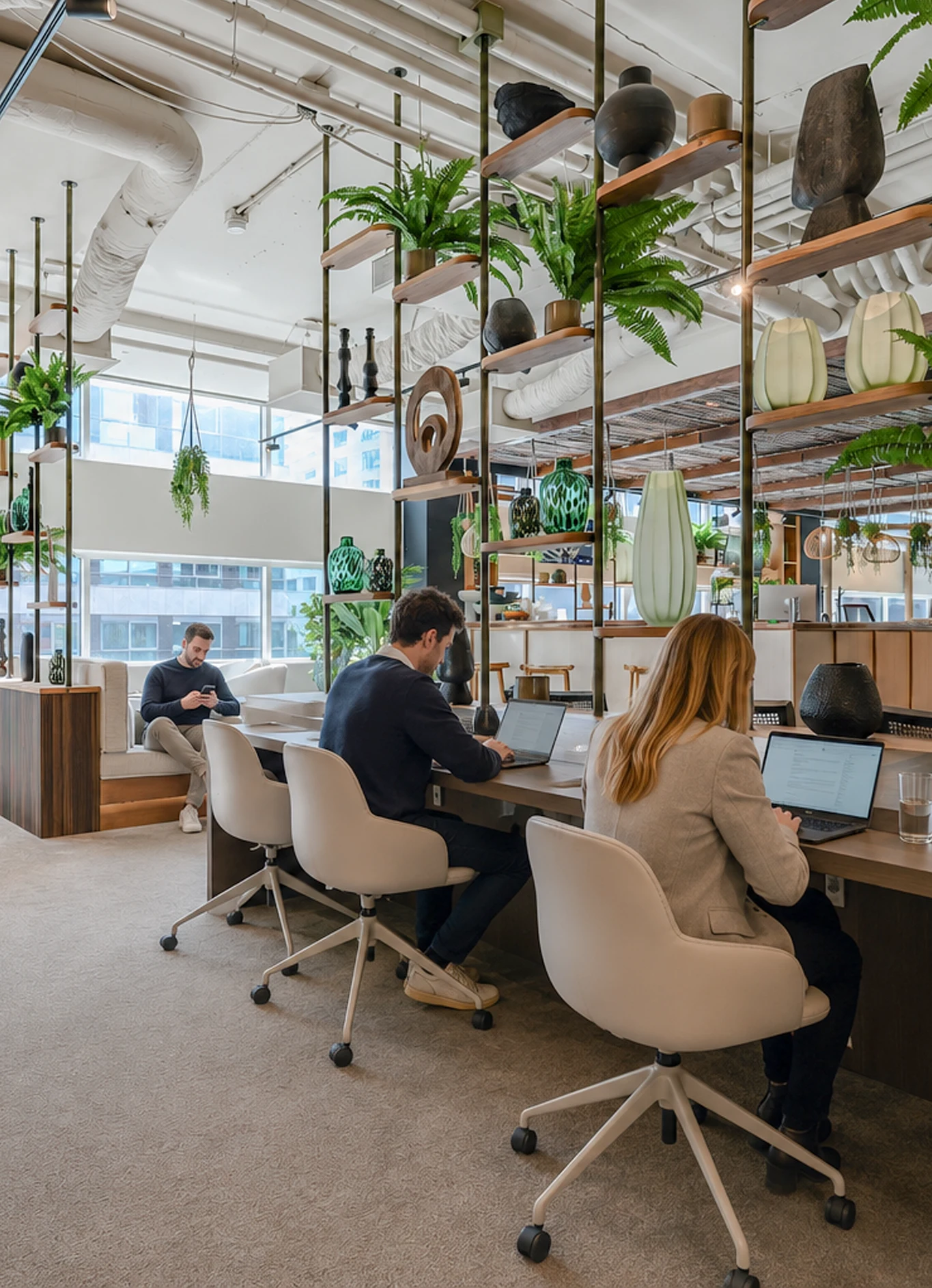 People working at Tribes location Zuidas FOZ