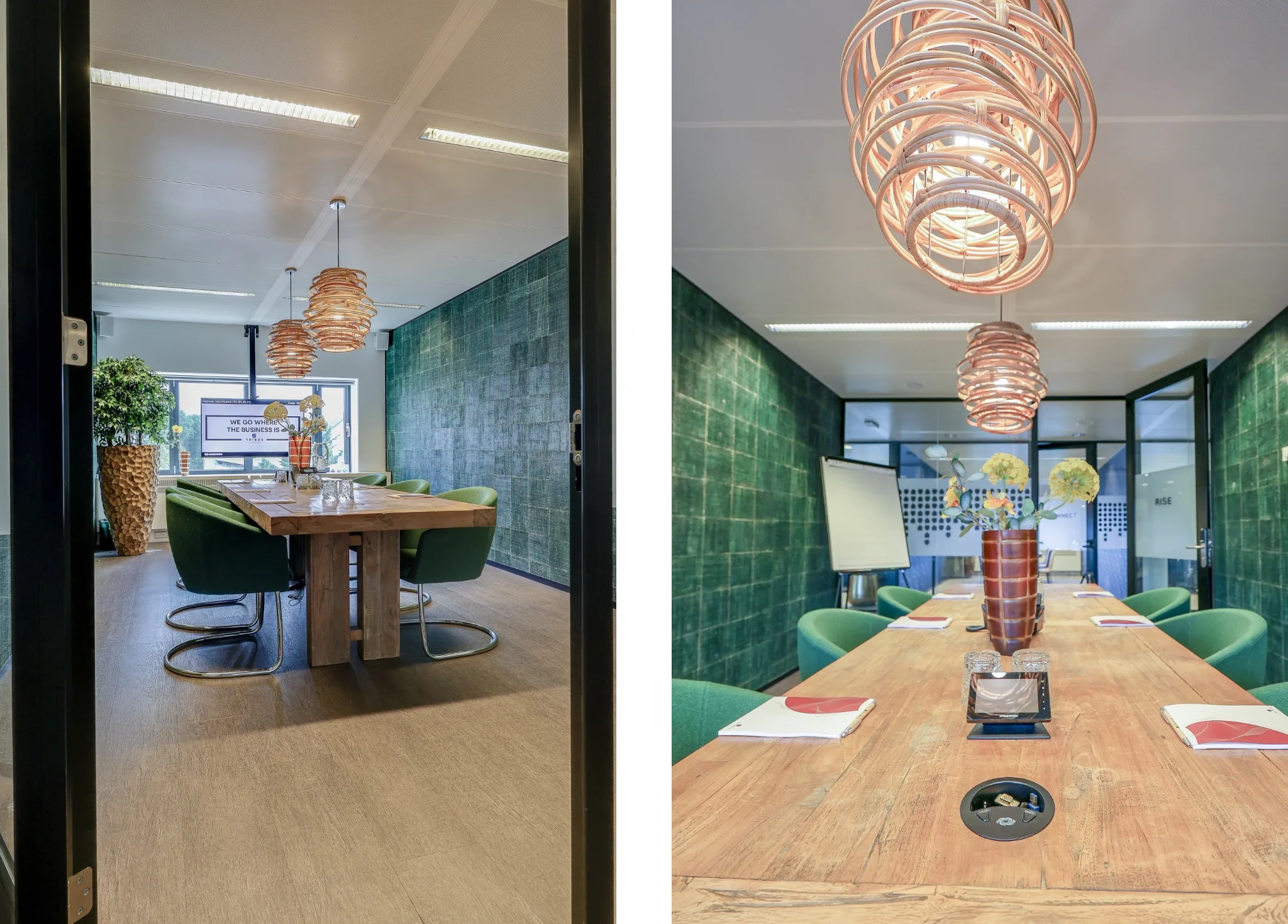 Central workspace beside Amsterdam Amstel Station