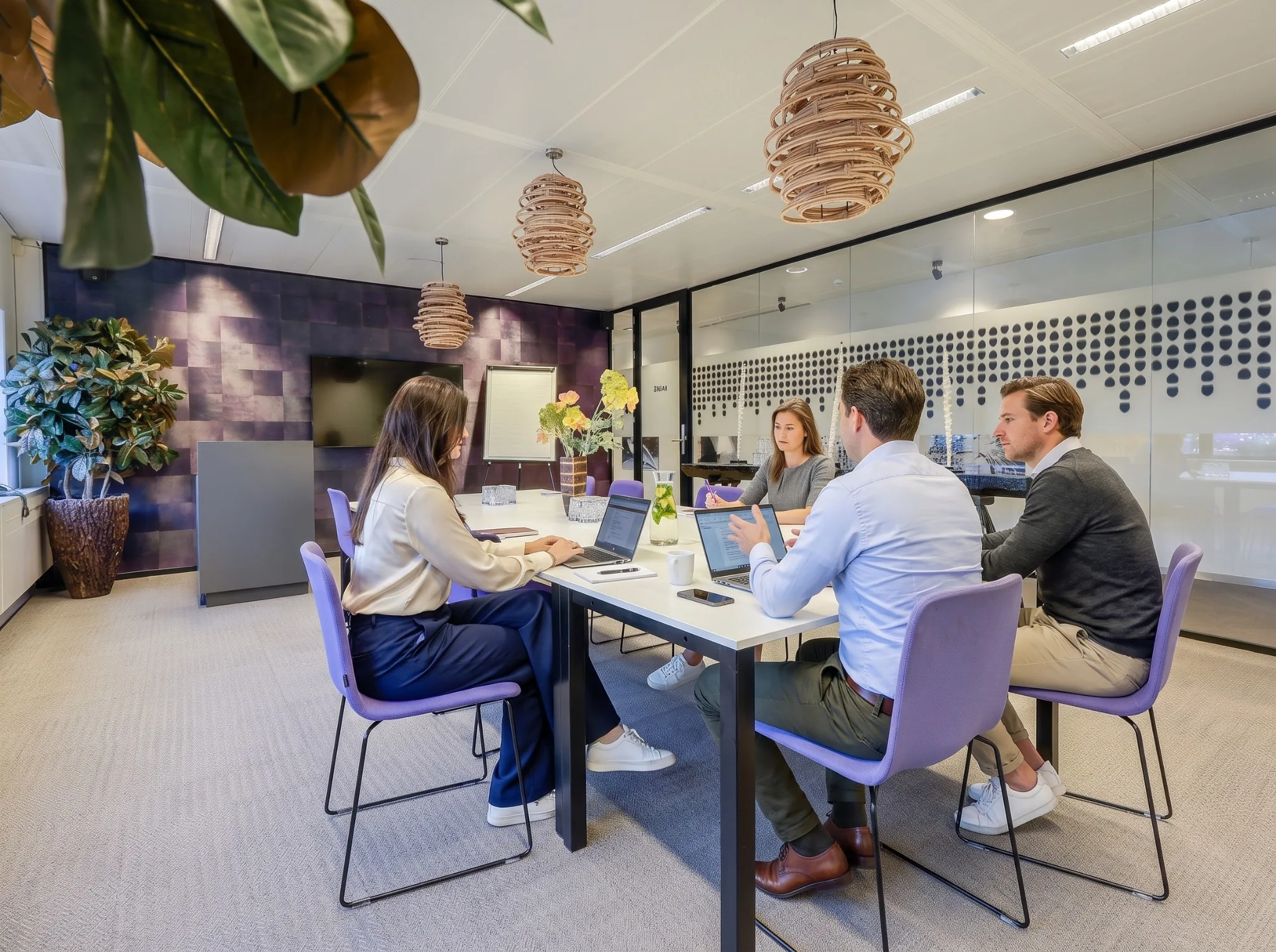 Meeting room at Tribes Amsterdam Amstel Station